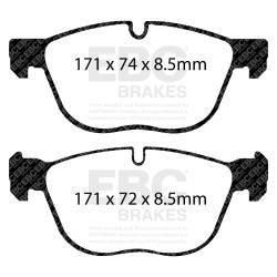 EBC Brakes - EBC Brakes UD1294 Ultimax Brake Pads for 07-19 X4 X5 X6 - Image 1