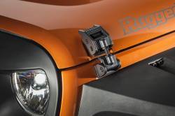 Rugged Ridge - Rugged Ridge Adjustable Aluminum Hood Catch Kit Black 11210.17 - Image 4