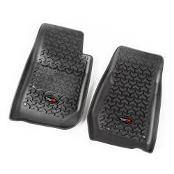 Rugged Ridge - Rugged Ridge Front/Rear Floor Liner Set Black for Jeep JK 4DR 12988.04 - Image 6