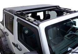 Rampage - Rampage 139835 Trailview Frameless Soft Top Blk Diamond for 07-18 Wrangler JK - Image 2