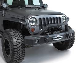 Rampage - Rampage 99510 TrailGuard Front Bumper Black for 07-18 Jeep Wrangler JK - Image 1