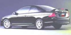 Dallas Automotive Restyling - DAR ABS-520 Honda Civic Post Mount Rear Spoiler Unpainted Lighted - Image 1