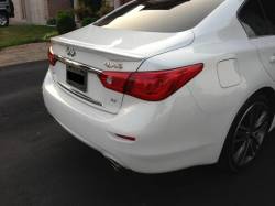Dallas Automotive Restyling - DAR FG560 for Q50 Factory Lip Rear Spoiler Unpainted - Image 1