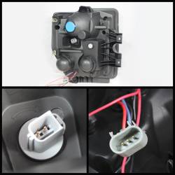 xTune Auto - xTune Auto 5076267 Black/Clear LED Halo Projector Headlights - Image 2