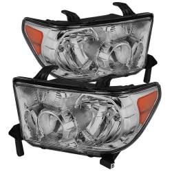 xTune Auto - xTune Auto 5077110 Headlights Chrome/Clear - Image 1
