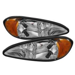 xTune Auto - xTune Auto 9023514 Chrome/Clear Crystal Headlights - Image 1