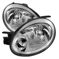 xTune Auto - xTune Auto 9025372 Chrome/Clear Crystal Headlights - Image 1