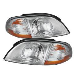 xTune Auto - xTune Auto 9025457 Chrome/Clear Crystal Headlights - Image 1