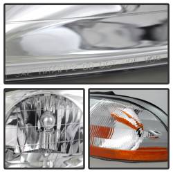 xTune Auto - xTune Auto 9025457 Chrome/Clear Crystal Headlights - Image 2
