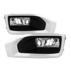 Spyder Auto - Spyder Auto 9031571 Halogen Fog Lights Chrome/Clear for 15-17 GMC Yukon/XL - Image 1