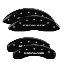 MGP Caliper Covers - MGP Caliper Covers 35015SESCBK F/R Gloss Black for 07-20 Cadillac Escalade - Image 1