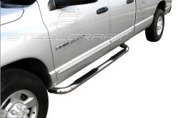 Steelcraft - Steelcraft 220817 3" Stainless Step Bars for 02-08 Dodge Ram 1500/2500/3500 Quad - Image 1
