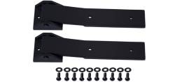 Kentrol - Kentrol 80578 Textured Black Rear Tailgate Hinge Pair for 07-18 Jeep Wrangler JK - Image 1