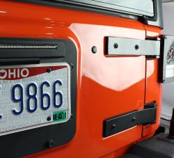 Kentrol - Kentrol 80578 Textured Black Rear Tailgate Hinge Pair for 07-18 Jeep Wrangler JK - Image 9