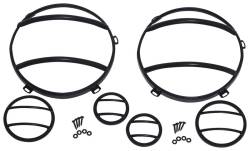Kentrol - Kentrol 80013 Black Headlight & Marker Cover Set 6pc for 07-18 Jeep Wrangler JK - Image 1