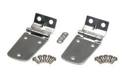 Kentrol - Kentrol 30476 Polished Hood Hinge Pair for 97-06 Jeep Wrangler TJ - Image 1
