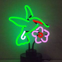 Neonetics - Neonetics 4HUMMX Hummingbird Neon Sculpture - Image 1