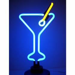Neonetics - Neonetics 4MARTX Martini Glass Neon Sculpture - Image 1