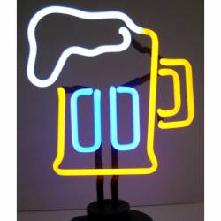 Neonetics - Neonetics 4BEERM Beer Mug Neon Sculpture - Image 1