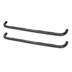 Westin - Westin 23-4095 Black E-Series 3 Round Nerf Step Bars Alloy Steel 17x83x4" - Image 2