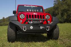 Rugged Ridge - Rugged Ridge 11548.01 Spartan Bumper Front High Clearance Ends Overrider 07-18 J - Image 6