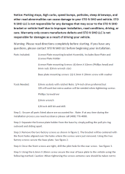 STO N SHO - STO N SHO SNS70 Quick Release License Plate Bracket 15-17 Lincoln MKC - Image 2