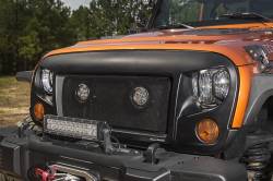 Rugged Ridge - Rugged Ridge 11230.12 Elite Euro Guard Kit Headlight Textured Black 07-18 Wrangl - Image 3