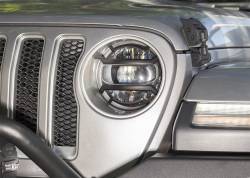 Rugged Ridge - Rugged Ridge 11230.21 Elite Euro Guard Kit Headlight Black 18-21 Jeep Wrangler/2 - Image 4