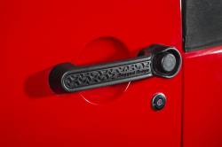Rugged Ridge - Rugged Ridge 1311.48 Black Tread Door Handle Inserts for 07-18 Jeep Wrangler 2DR - Image 4