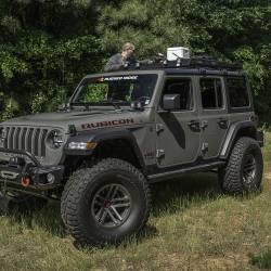 Rugged Ridge - Rugged Ridge 11703.04 Roof Rack w/Basket 18-21 Jeep Wrangler JL 4DR Hardtops - Image 3