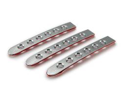 DV8 Offroad - DV8 D-JP-190059-AL-3 Silver Door Handle Insert for 07-18 Jeep Wrangler JK 2DR - Image 1