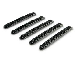 DV8 Offroad - DV8 D-JP-190028-BK-5 Black Door Handle Inserts for 07-18 Jeep Wrangler JK 4DR - Image 1