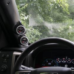 AutoMeter - AutoMeter 17120 Full Dual Pod A-Pillar Gauge 2-1/16" for 14-19 Silverado/Sierra - Image 2