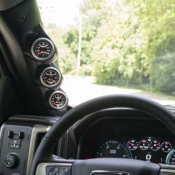 AutoMeter - AutoMeter 17121 Full Triple A-Pillar Gauge 2-1/16" for 14-19 Silverado/Sierra - Image 2