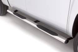 Lund - Lund 23578176 4" Oval Straight Nerf Bars Stainless Steel Polished - Image 2
