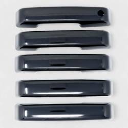 Trim Illusion - Trim Illusion DH6323BLK Front/Rear Door Handle Covers Black Ford Bronco - Image 1