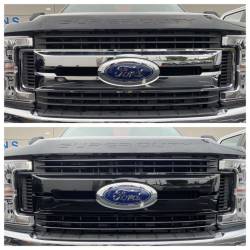 Trim Illusion - Trim Illusion ABS6431BLK Black Front Grille Overlay 17-19 Super Duty XL/XLT - Image 4