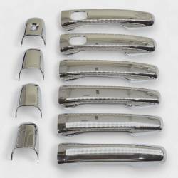 Trim Illusion - Trim Illusion DH262 Front/Rear Door Handle Covers Chrome Ford Edge/Explorer - Image 1