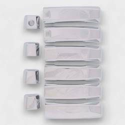 Trim Illusion - Trim Illusion DH273 Front/Rear Door Handle Covers Chrome for Titan/Titan XD - Image 1