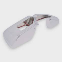 Trim Illusion - Trim Illusion MC346 Front Door Mirror Covers Chrome Ford F150/Lightning - Image 2