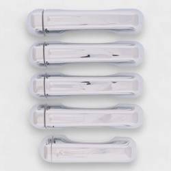 Trim Illusion - Trim Illusion DH286 Front/Rear Door Handle Covers Chrome for Gladiator/Jeep JL - Image 1