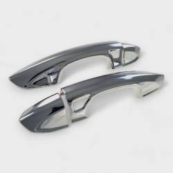 Trim Illusion - Trim Illusion DH263 Front Door Handle Covers Chrome Ford Mustang - Image 2