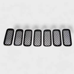 Trim Illusion - Trim Illusion ABS6439BLK Black Front Grille Overlay for 15-19 Renegade - Image 1