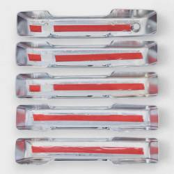 Trim Illusion - Trim Illusion DH329 Front/Rear Door Handle Covers Chrome Ford Bronco - Image 3