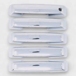 Trim Illusion - Trim Illusion DH323 Front/Rear Door Handle Covers Chrome Ford Bronco - Image 1