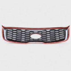 Trim Illusion - Trim Illusion ABS6488BLK Black Front Grille Overlay for 19-20 Kia Sorento - Image 3