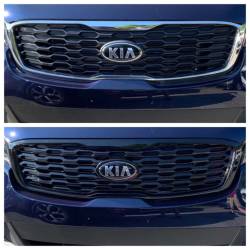Trim Illusion - Trim Illusion ABS6488BLK Black Front Grille Overlay for 19-20 Kia Sorento - Image 4
