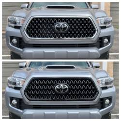Trim Illusion - Trim Illusion ABS6493BLK Black Front Grille Overlay for 18-19 Tacoma TRD Sport - Image 4