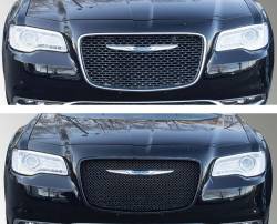 Trim Illusion - Trim Illusion ABS6445BLK Black Front Grille Overlay for 15-23 Chrysler 300 - Image 4