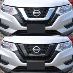 Trim Illusion - Trim Illusion ABS6491BLK Black Front Grille Overlay for 17-20 Nissan Rogue - Image 4